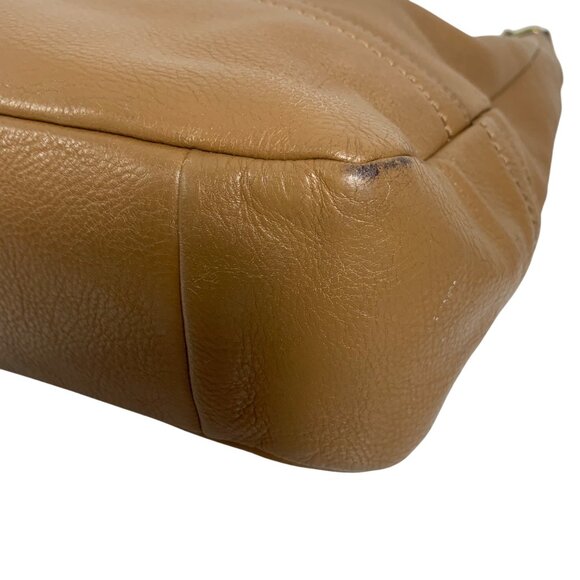 COACH Park Hobo Tan Pebble Leather 2-way Shoulder Handbag w/ Tag + Dustbag - Picture 9 of 15